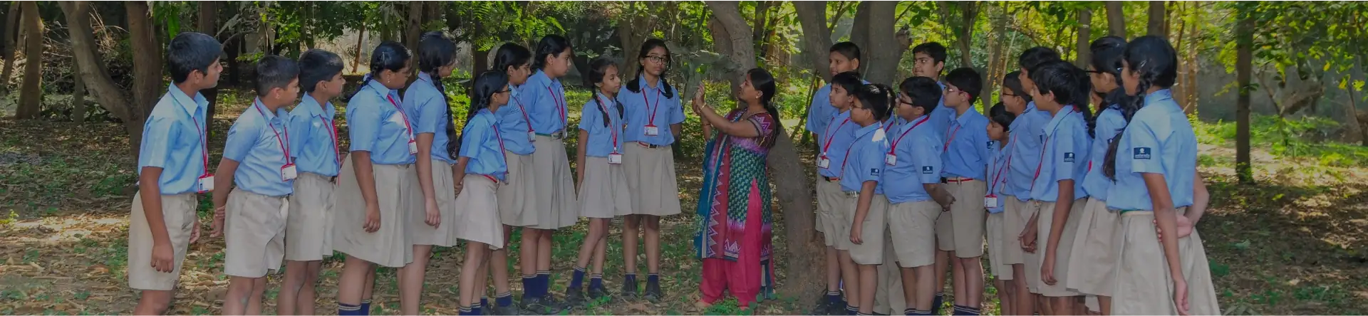 ICSE curriculum students outdoor learning banner