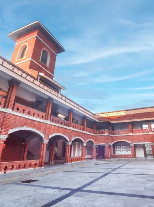 Nalanda school Vadodara campus courtyard