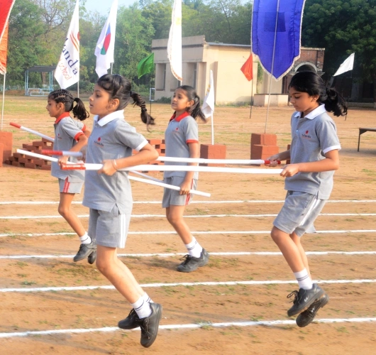Nalanda school sports day running race
