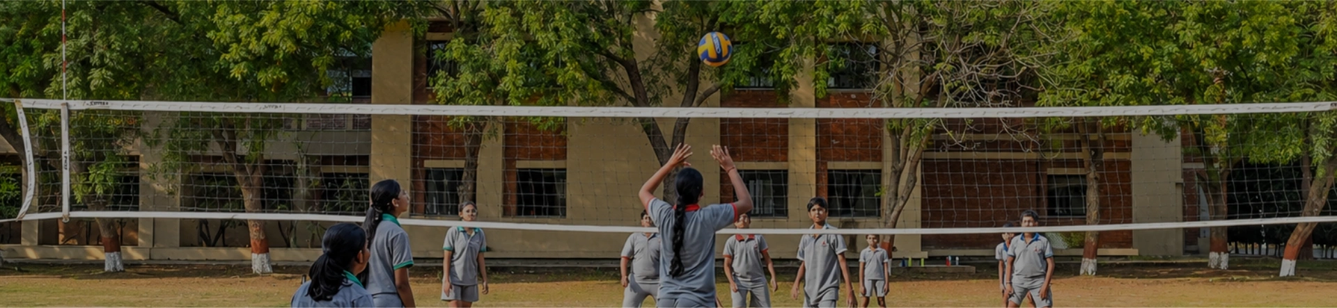 School sports Vadodara students banner